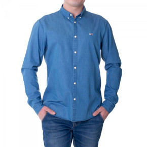 Koszula Tommy Jeans Tjm Cotton Denim Shirt Indigo M DM0DM06562-447 pánské