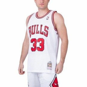 Koszulka Mitchell & Ness Chicago Bulls NBA Home Swingman Jersey Bulls 97-98 Scottie Pippen M SMJYAC18054-CBUWHIT97SPI pánské