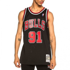 Koszulka Mitchell & Ness Chicago Bulls NBA Swingman Alternate Jersey Bulls 97 Dennis Rodman SMJYGS18152-CBUBLCK97DRD pánské