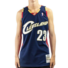 Koszulka Mitchell &Ness Cleveland Cavaliers NBA Swingman Jersey Lebron James M SMJYGS18156-CCANAVY08LJA pánské