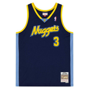 Koszulka Mitchell & Ness NBA Swingman Denver Nuggets Allen Iverson SMJY4205-DNU06AIVASBL pánské