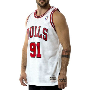 Koszulka Mitchell &  Ness Chicago Bulls NBA Swingman Jersey Bulls 97-98 Dennis Rodman M SMJYAC18079-CBUWHIT97DRDN pánské