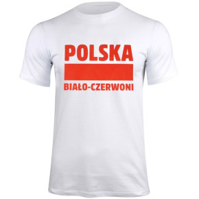 Koszulka unisex Polska biały/czerwony S337909