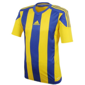 Męska koszulka piłkarska w paski 15 M S16142 - Adidas