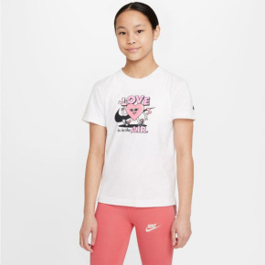 Koszulka dziewczęca Sportswear Jr DO1327 100 - Nike