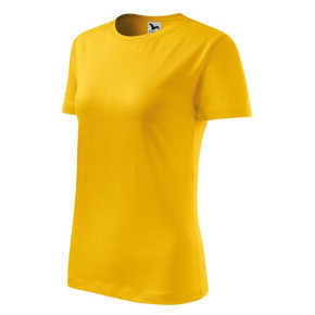 T-shirt damski Classic New W MLI-13304 żółty - Malfini