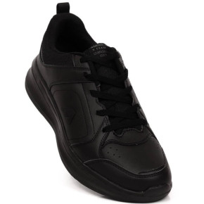 Męskie buty sportowe M AM923 czarna skóra - American Club