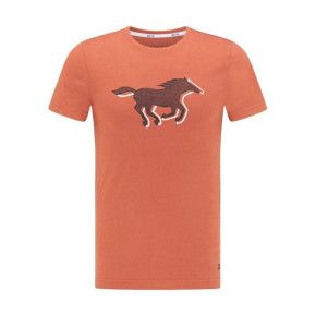 T-shirt męski Aaron C Print M 1009522 7103 - Mustang