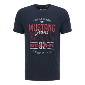 T-shirt męski Alex C Print M 1010680 4136 - Mustang