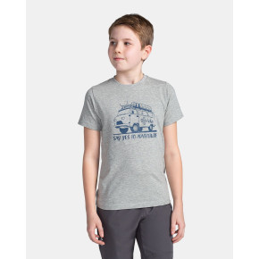 T-shirt dziecięcy SALO JB jasnoszary - Kilpi