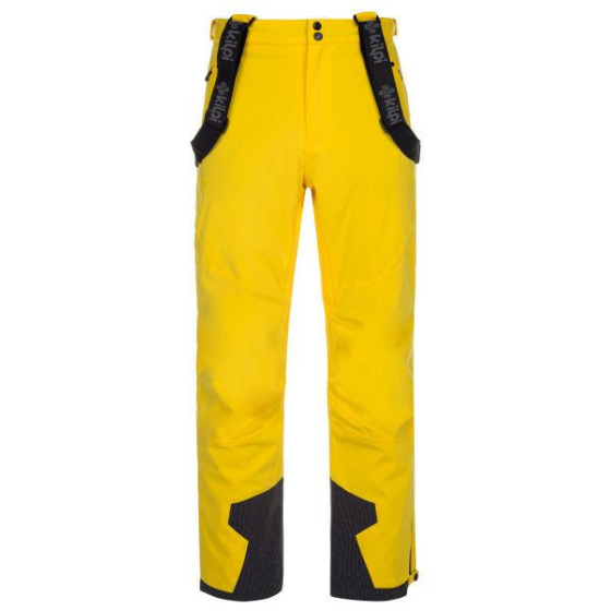 Męskie spodnie narciarskie Reddy-m żółte - Kilpi