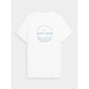 T-shirt męski 4F H4L22-TSM048 biały