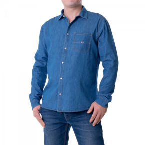 Koszula Tommy Jeans Tjm Cotton Denim Shirt Mid Indigo M DM0DM08399-447 pánské