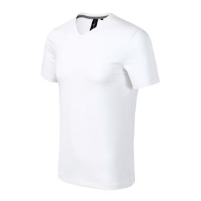 Koszulka Malfini Action V-neck M MLI-70000 biały pánské