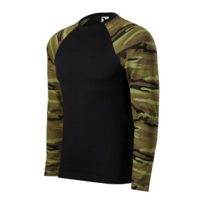 Koszulka Malfini Camouflage LS M MLI-16634 camouflage green pánské